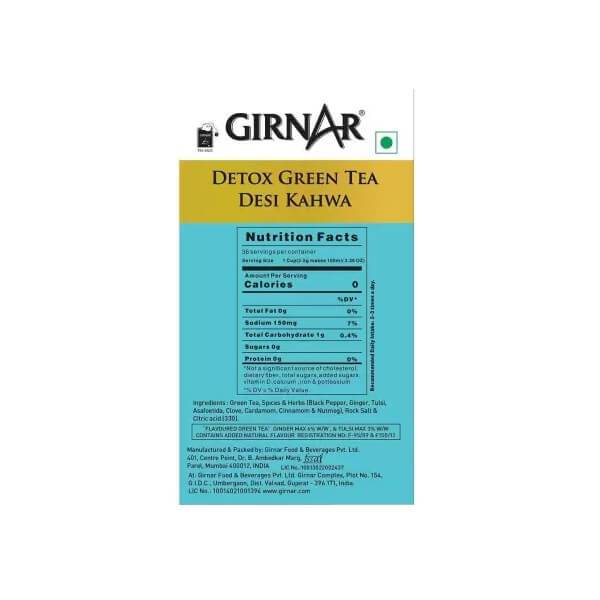 Buy Girnar Detox Green Tea Desi Kahwa Online at Best Price